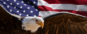 Veteran's Discount: Eagle & American Flag